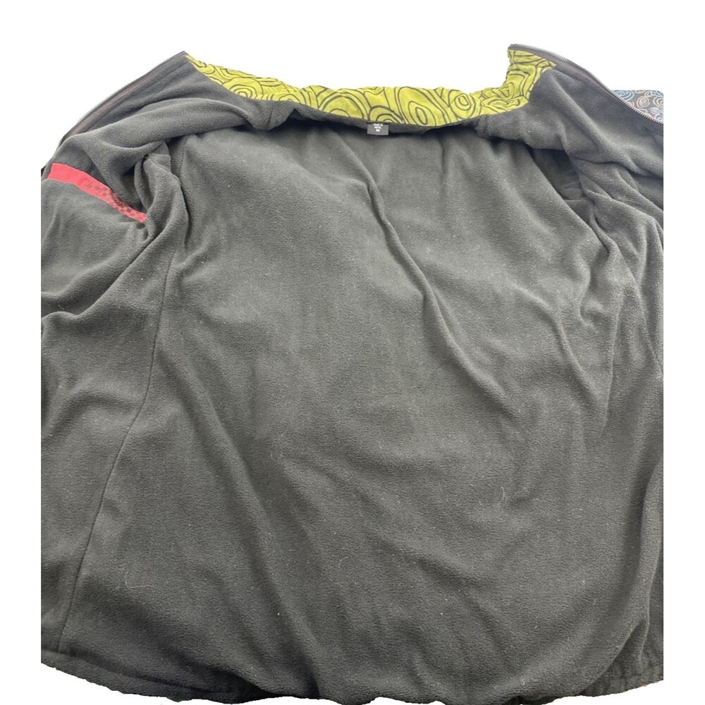 Cotton Patchwork Full Zip Jacket Collared Fleece … - image 14